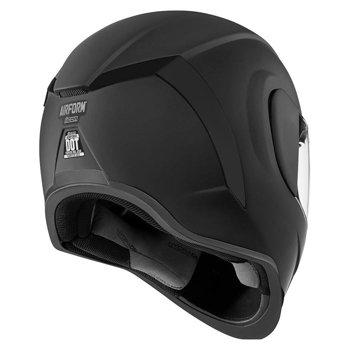 Icon Airform Rubatone Helmet in Black - Back