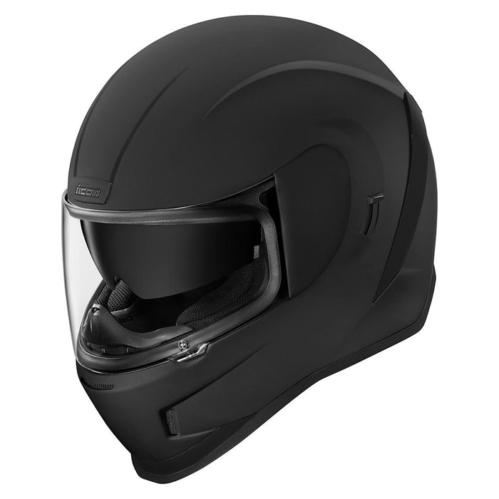 Icon Airform Rubatone Helmet in Black - Front
