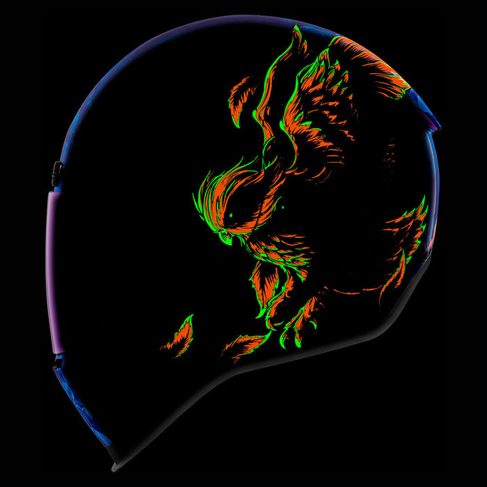 Icon Airform Warden Helmet in Blue Glow 2022