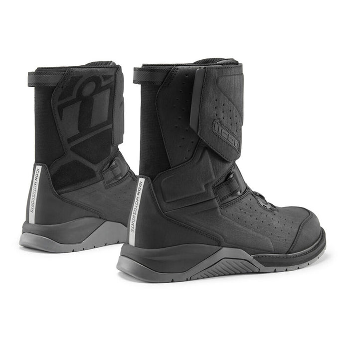 ICON Alcan Waterproof CE Boots in Black