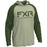 FXR Attack UPF Pullover Hoodies in Khaki/Army