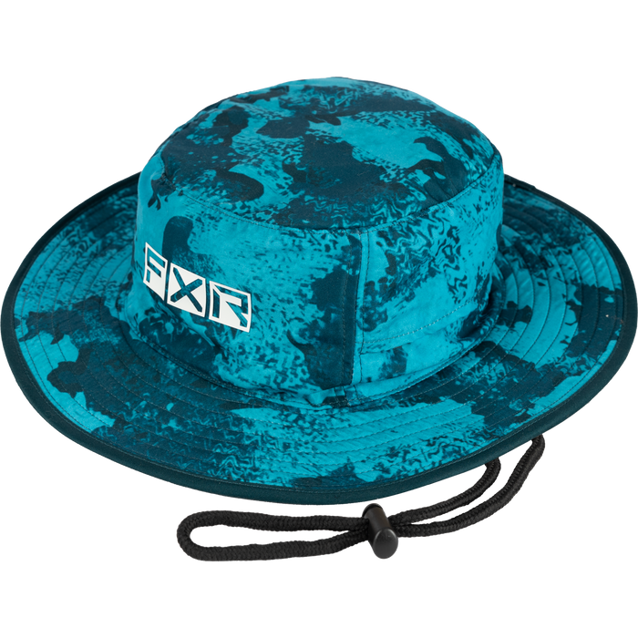 FXR Attack Hat in Blue Camo/White