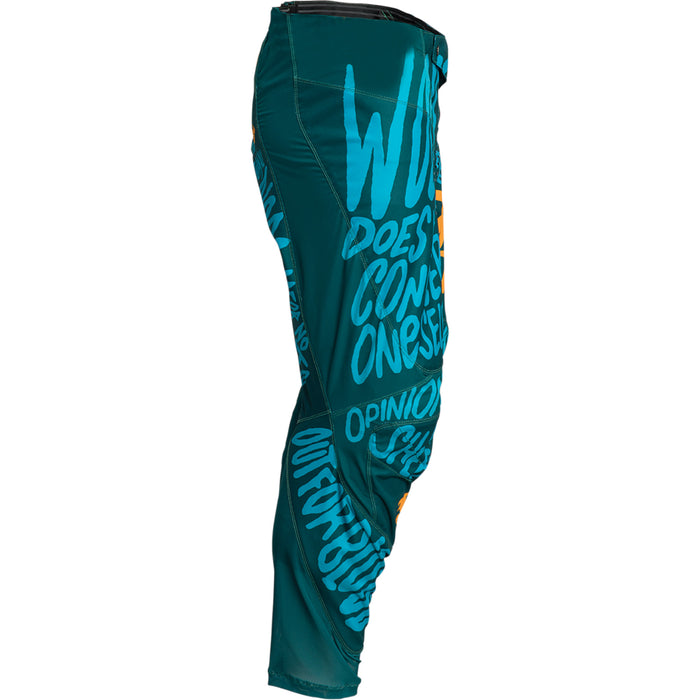 Thor Youth Pulse Counting Sheep Pants in Teal/Tangerine 2022