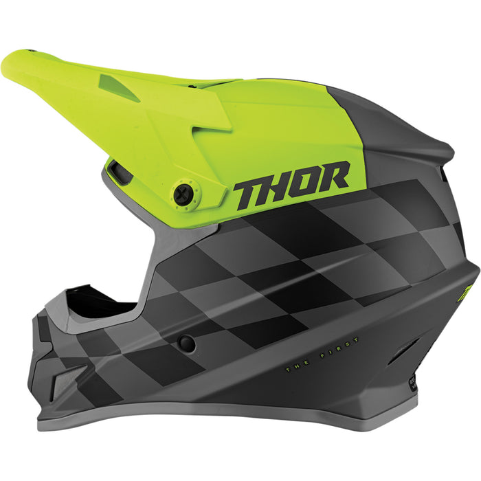 Thor Sector Birdrock Helmet in Gray/Acid 2022