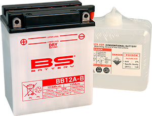 BS Battery Dry Range BB12A-B