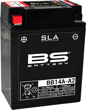 BS Battery SLA Range BB14A-A2