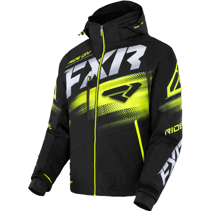 FXR Boost FX 2-IN-1 Jacket in Black/HiVis