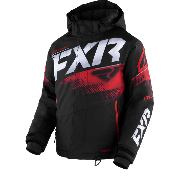 FXR Boost Child Jacket in Black/Red