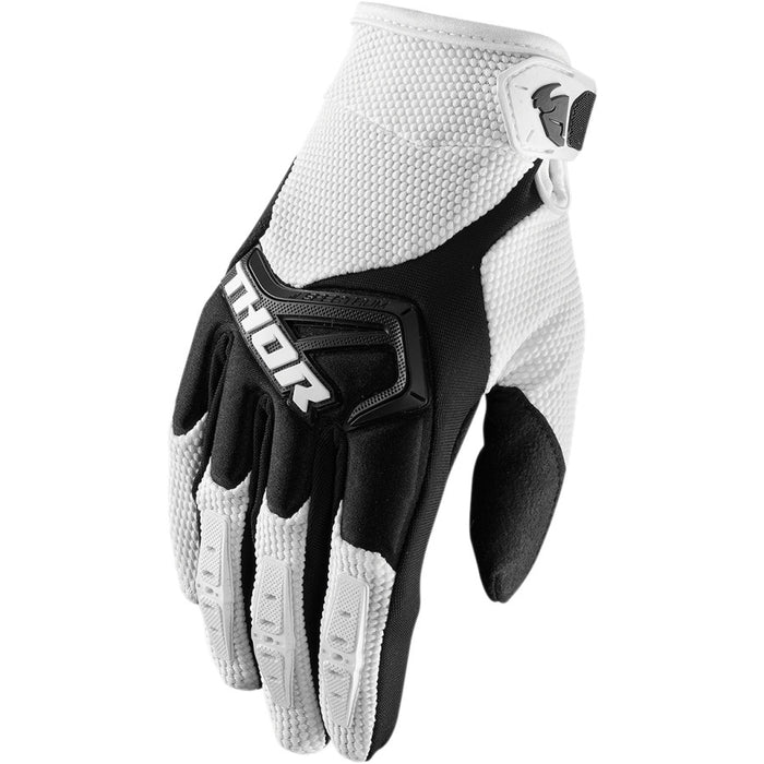 Thor Spectrum Gloves in White/Black