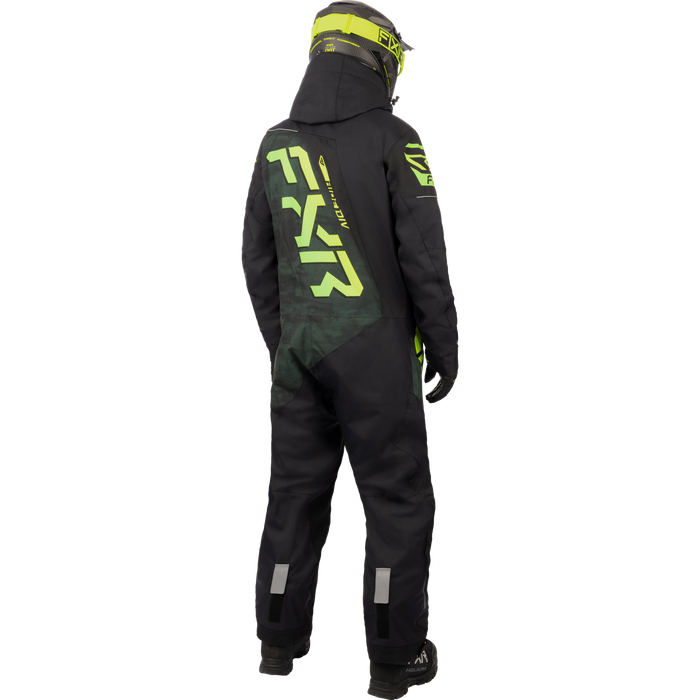 FXR CX F.A.S.T. Insulated Monosuit in Army Haze/Glowstick