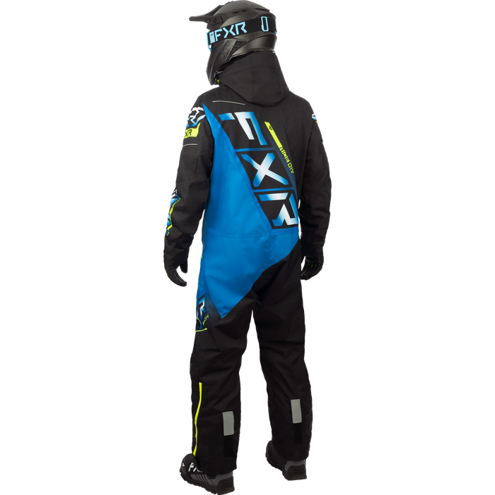 FXR CX F.A.S.T. Insulated Monosuit in Black/Blue/HiVis