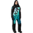 FXR CX F.A.S.T Insulated Women’s Monosuit in Black/Mint Fade