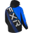 FXR CX Jacket in Black/Blue Fade