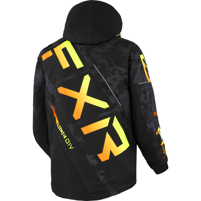 FXR CX Jacket in Black Camo/Inferno