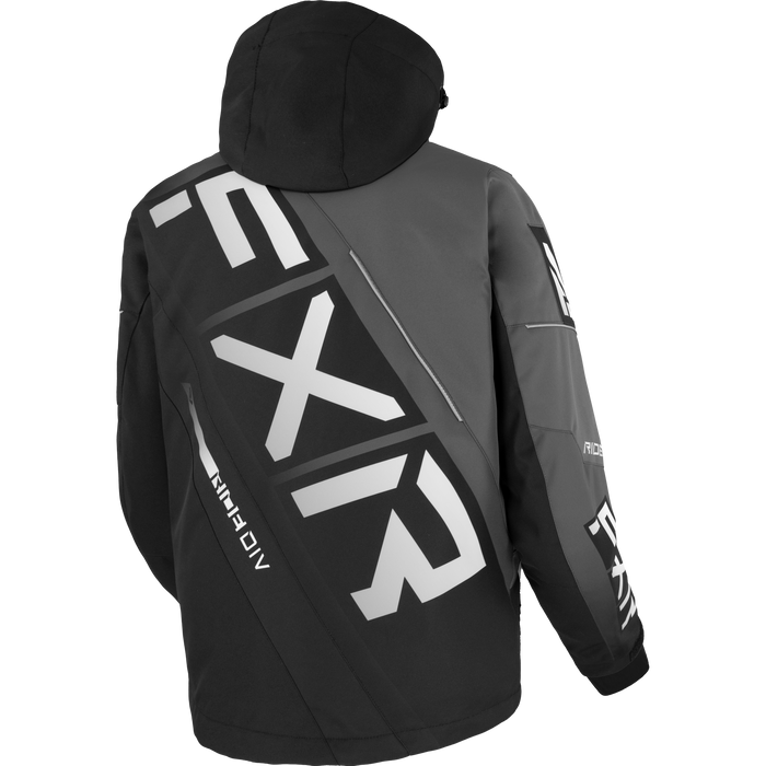 FXR CX Jacket in Black/Char/White Fade