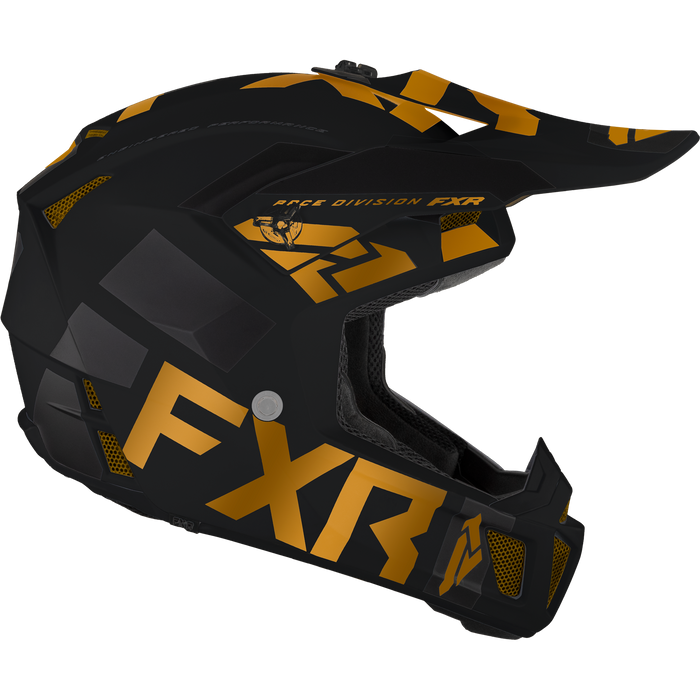 FXR Clutch Evo LE Helmet in Black/Gold