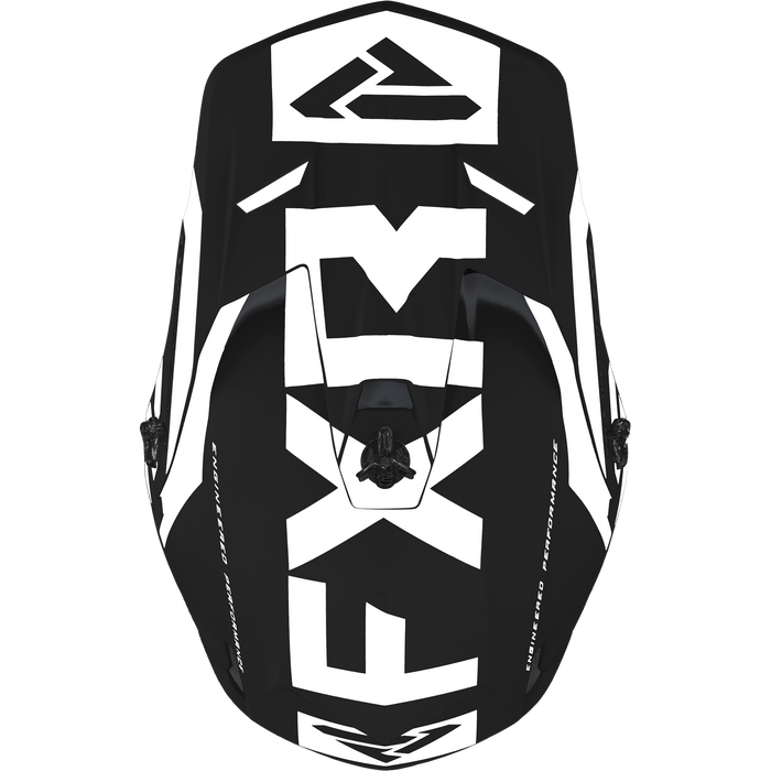 FXR Clutch Evo LE Helmet in Black/White