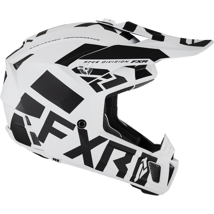 FXR Clutch Evo LE Helmet in White/Black