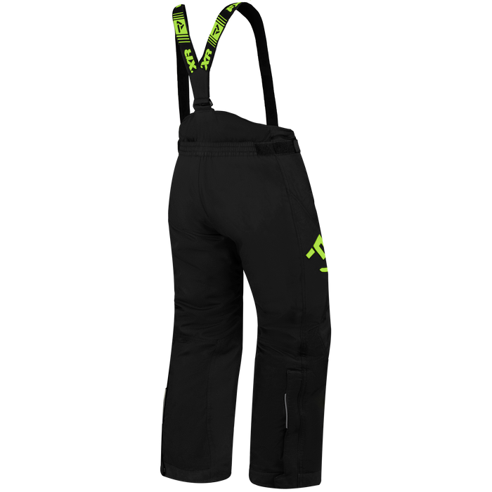 FXR Clutch Child Pant in Black/Lime