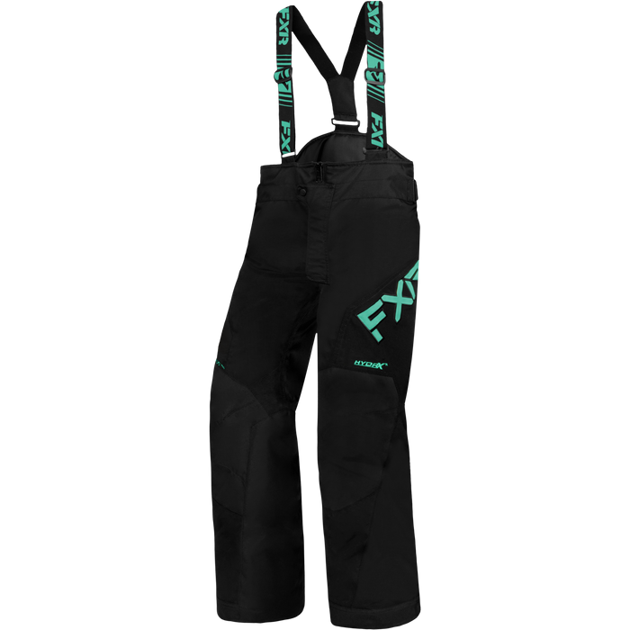 FXR Clutch Youth Pant in Black/Mint
