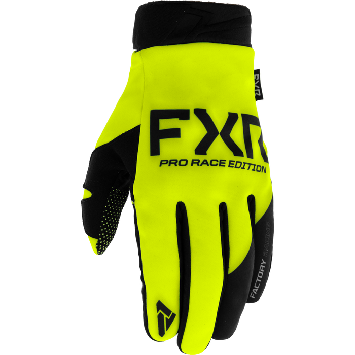 FXR Cold Cross Lite Glove in Black/HiVis