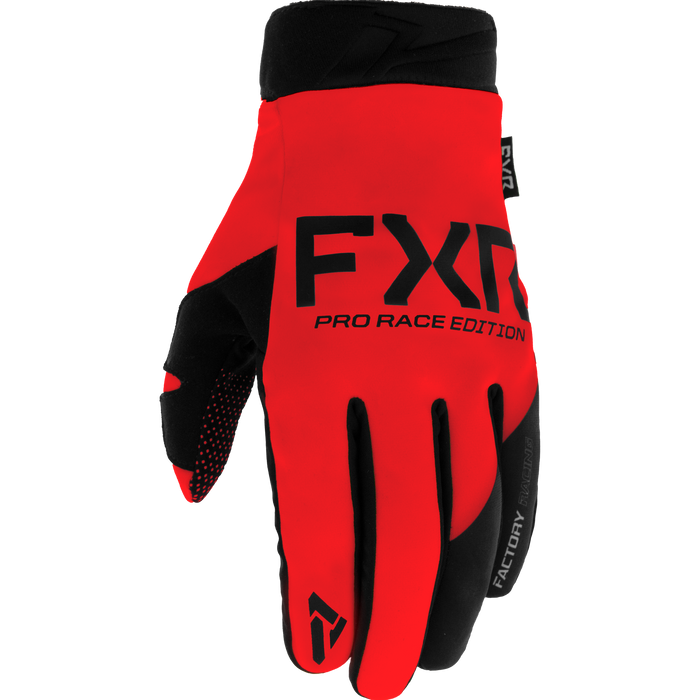 FXR Cold Cross Lite Glove in Red/Black