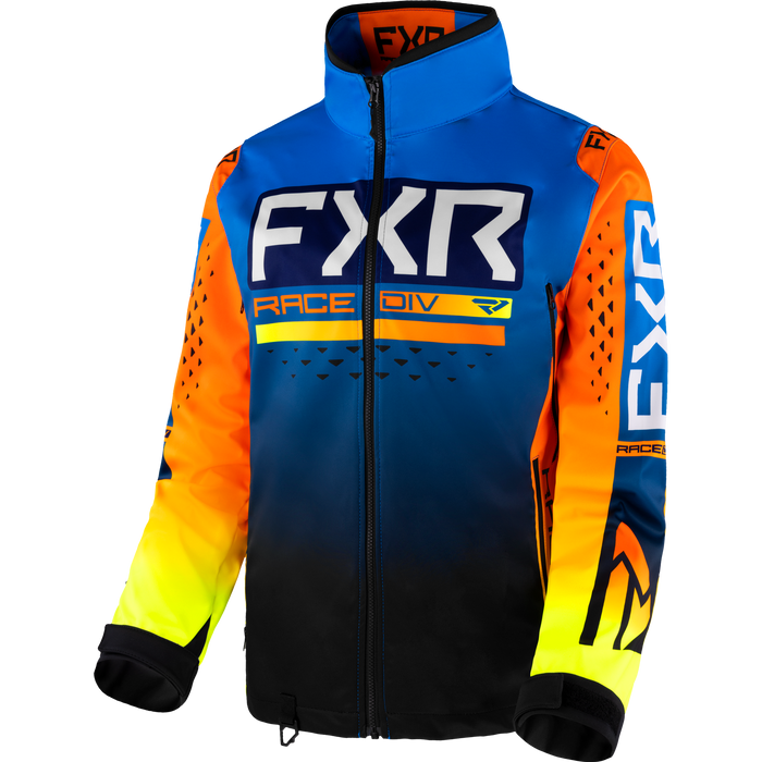 FXR Cold Cross RR Jacket in Blue Fade/Inferno