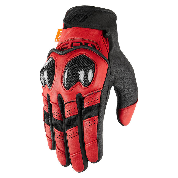 Icon Contra2 Gloves in Red