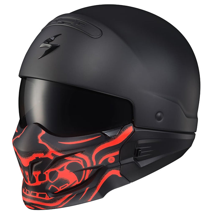 Scorpion Covert Samurai Face Mask in Red