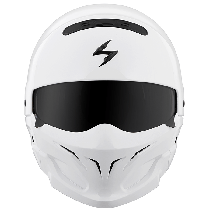 Scorpion Covert Solid Helmets Dot in White