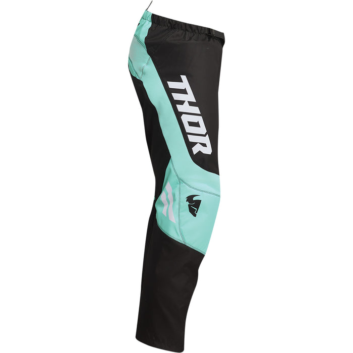 Thor Youth Sector Chev Pants in Black/Mint 2022