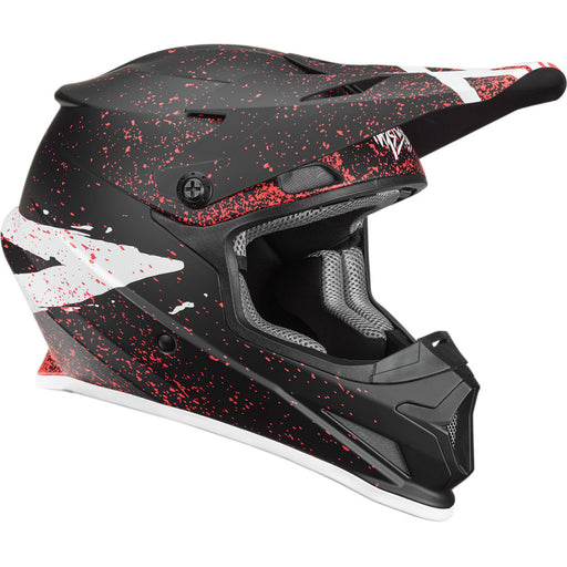 Thor Sector Hype Helmets in Black/Coral
