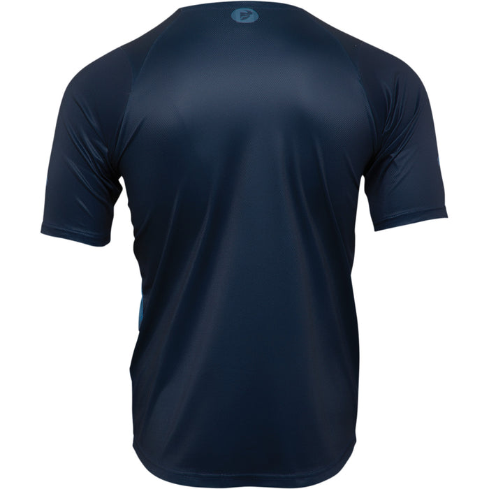 Thor Assist React MTB Short-Sleeve Jersey in Midnight Teal