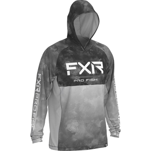 FXR Derby UPF Pullover Hoodie in Grey/Charcoal
