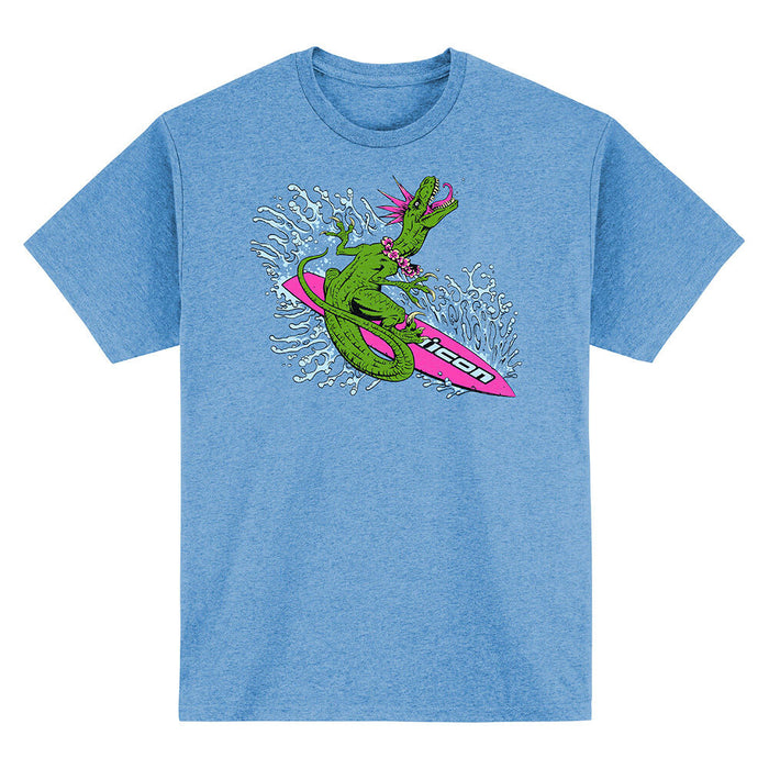 ICON Dino Fury T-shirt in Blue Heather