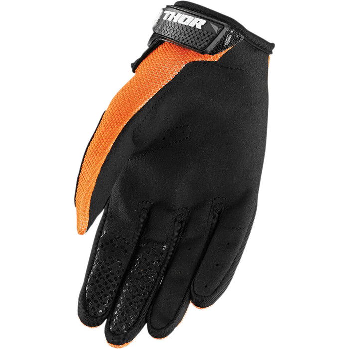 Thor Sector Gloves in Orange - Palm view