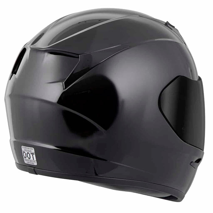 Scorpion EXO-R320 Solid Helmets - Dot in Black