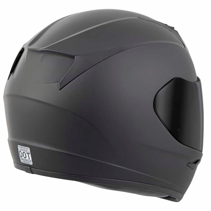 Scorpion EXO-R320 Solid Helmets - Dot in Matte Black