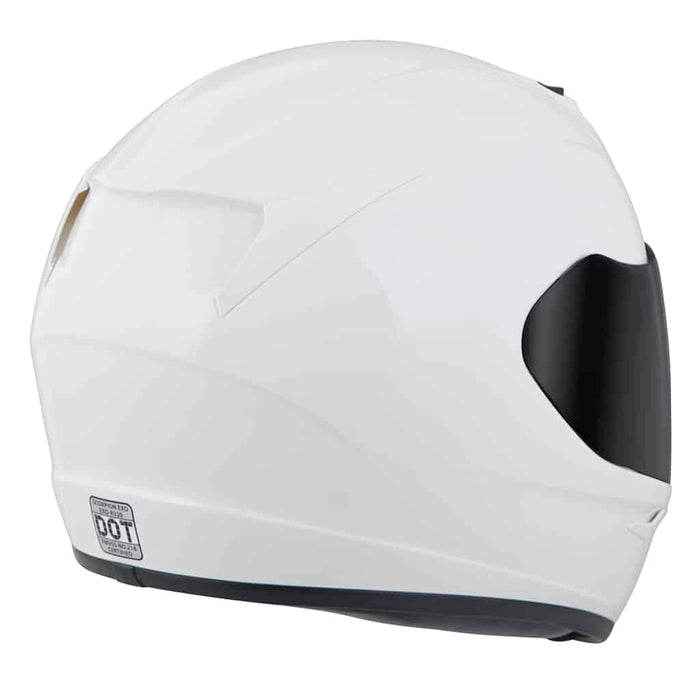 Scorpion EXO-R320 Solid Helmets - Dot in White