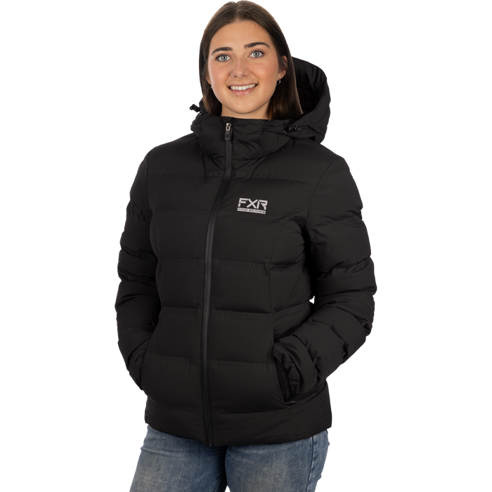 FXR Elevation Pro Down Women's Jacket in Black/Grey
