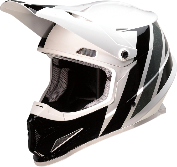 Z1R Rise Evac Helmet in Gloss White/Black/Gray