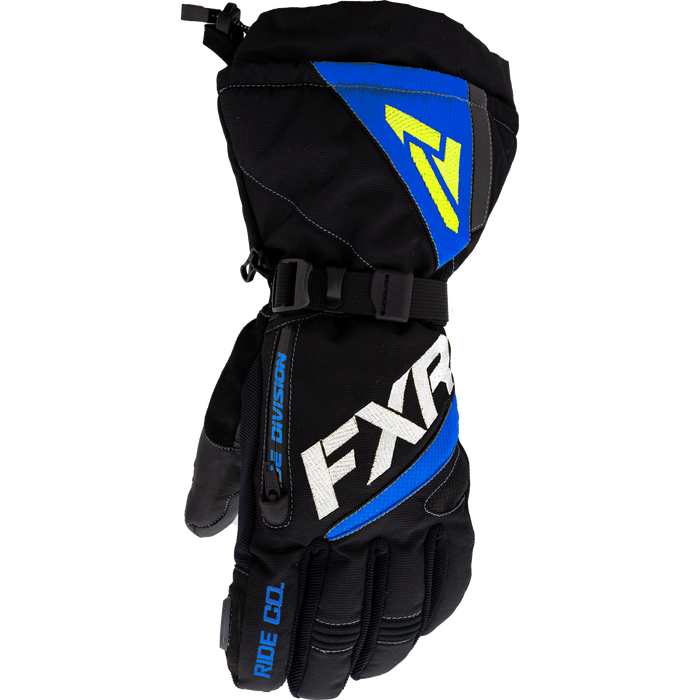 FXR Fuel Glove in Black/Blue/Hi Vis