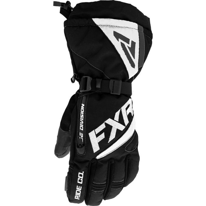 FXR Fuel Glove in Black/White