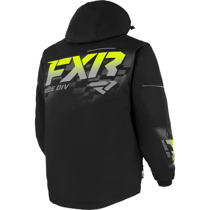 FXR Fuel Jacket in Black/HiVis