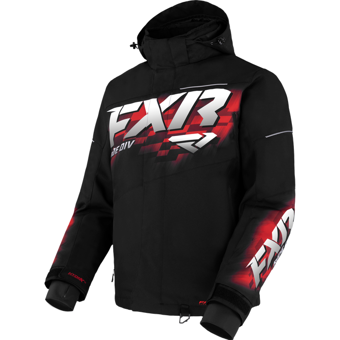 FXR Fuel Jacket in Black/Red