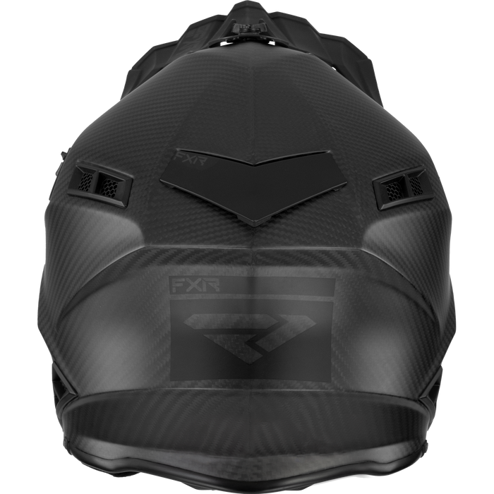 FXR Helium Carbon Helmet with D-ring in Black