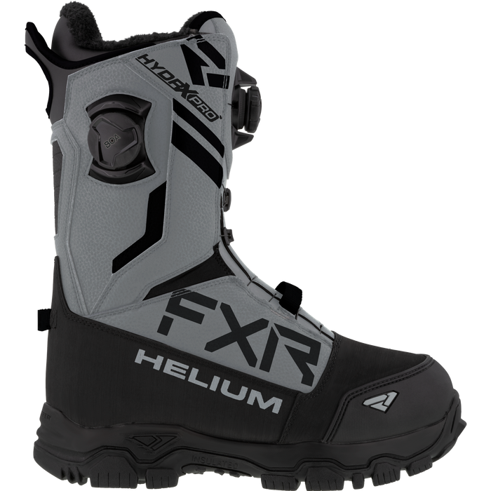 FXR Helium Dual Boa Boots in Black/Steel