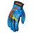 ICON Hooligan Dino Fury Gloves in Blue
