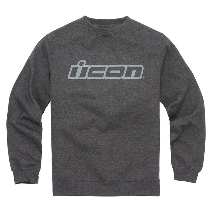 Icon OG Slant Crewneck Sweatshirt in Charcoal 2022