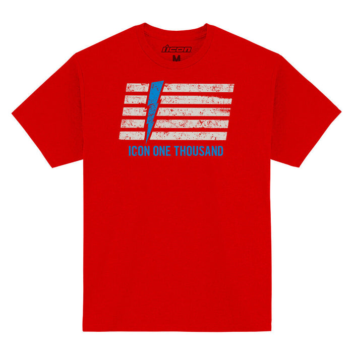 ICON Invasion Stripe T-shirt in Red